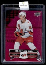 2021-22 Upper Deck Tim Hortons Red Die Cut Sebastian Aho #DC-40 Carolina