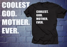 Coolest Godmother EVER T Shirt Gift For Godmother Baptism Party T-Shirt Shirt