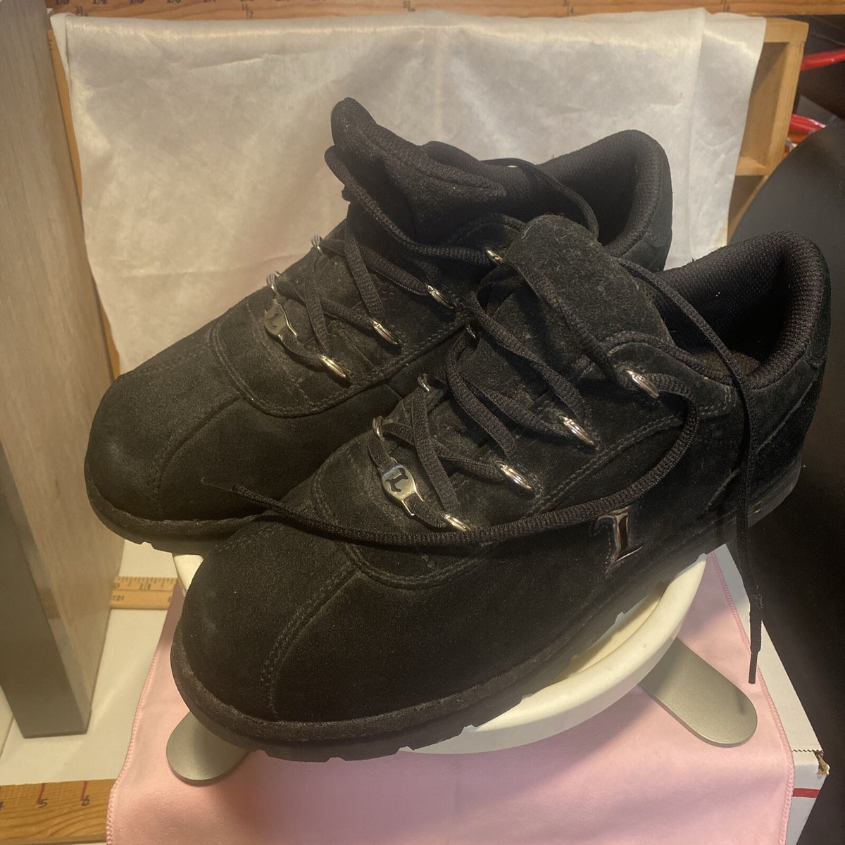Lugz Mens Size 9.5 43 Eur Black Dress Tennis Shoe MZRGS-070  display picture 2