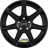 4X Autec Typ TE - Tallin ECE Schwarz 8X19 ET39 - LK5/112 ML66.5 Felge Alu