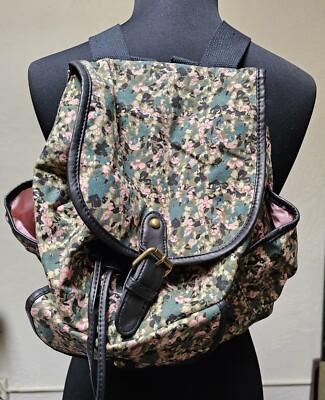 Lululemon Athletica Floral Backpack - Black and Pink Lululemon Run All Day Backpack II *13L - Mini Spring Bloom  main image 2