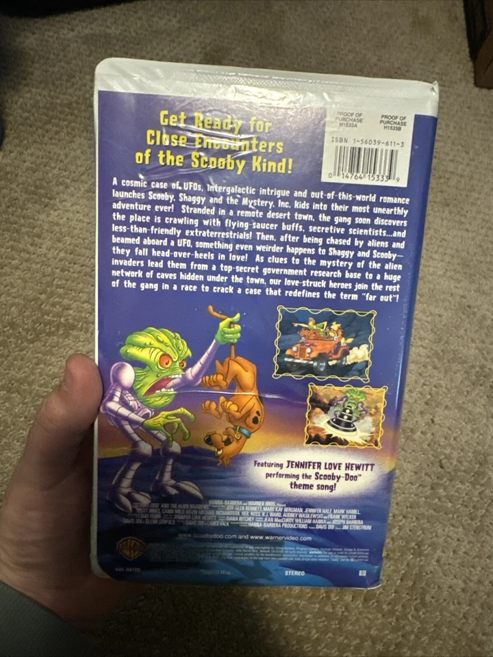 Scooby Doo And The Alien Invaders VHS 2000 Warner Brothers ~ Clamshell Tested - Image 3 of 4