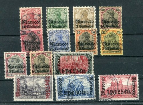 Morocco 21/33 Set Gest. 600EUR (Z5008)