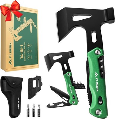 FLISSA Multitool 14 in 1, Geschenke für Männer, Camping Zubehör, Camping