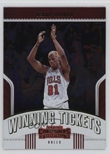 2018 Panini Contenders Winning Tickets Dennis Rodman Michael Jordan #33 HOF 05k6