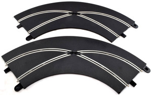Scalextric Radius 2 R2 Crossover Curve Track - 2 Pieces C8203