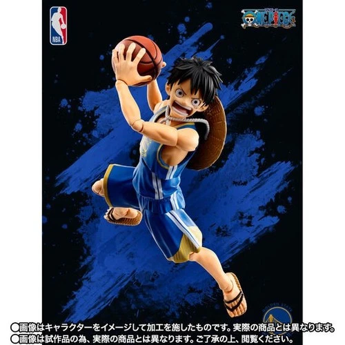 S.H. Figuarts ONE PIECE×NBA Monkey D. Luffy GOLDEN STATE WARRIORS Ver. [Presale]