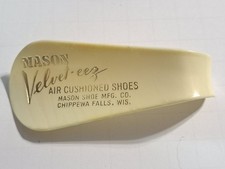 Mason Velvet-eez Shoe Horn Air Cushioned Shoes Plastic Vintage