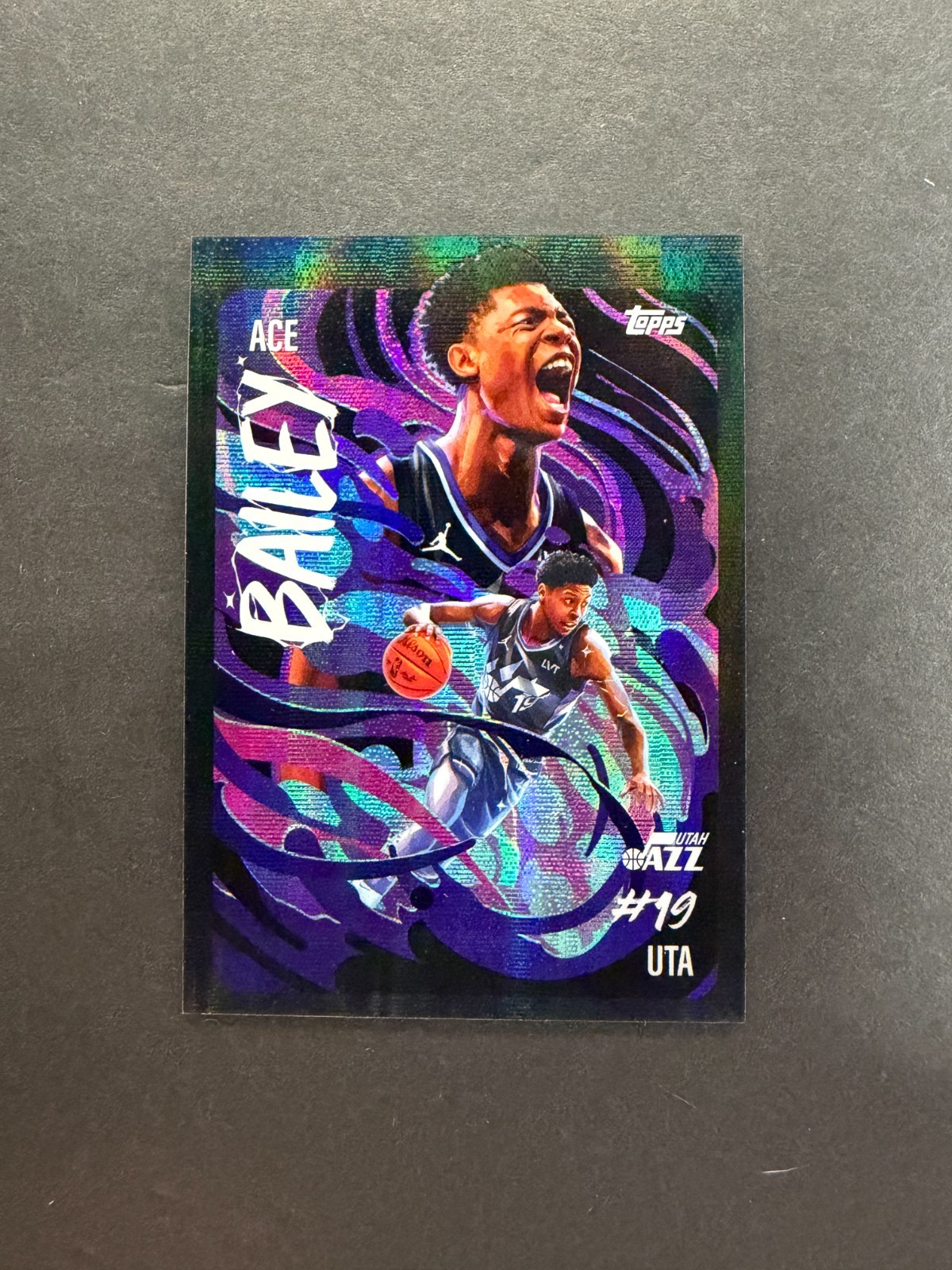 Ace Bailey 2025-26 Topps Chrome Ultra Violet All-Stars #UV-15 CASE HIT!