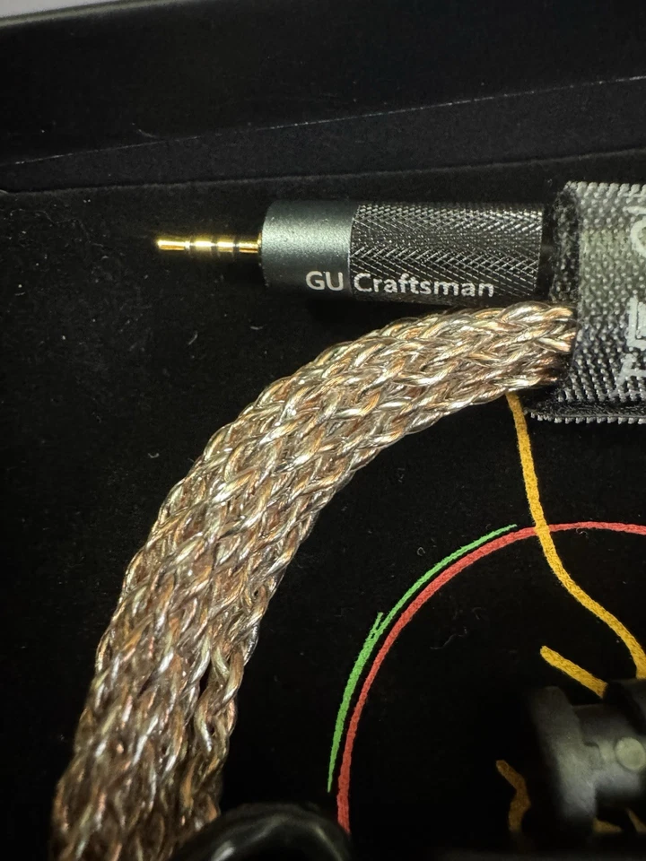 Cables para auriculares GUCraftsman 5N OFC cobre + grafeno para Sennheiser (enchufe de 2,5 mm) Foto 3 de 4