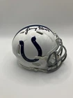 Lenny Moore - Indianapolis Colts Signed Mini Helmet - Beckett COA