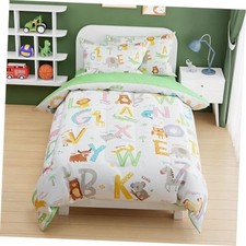 Duvet Cover Sets Size for Kids Boys Girls, Include 1 Polyester Twin Alphabet