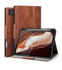 iPad Pro 11 Inch Case M5 2025/M4 2024, Built-in Pencil Holder