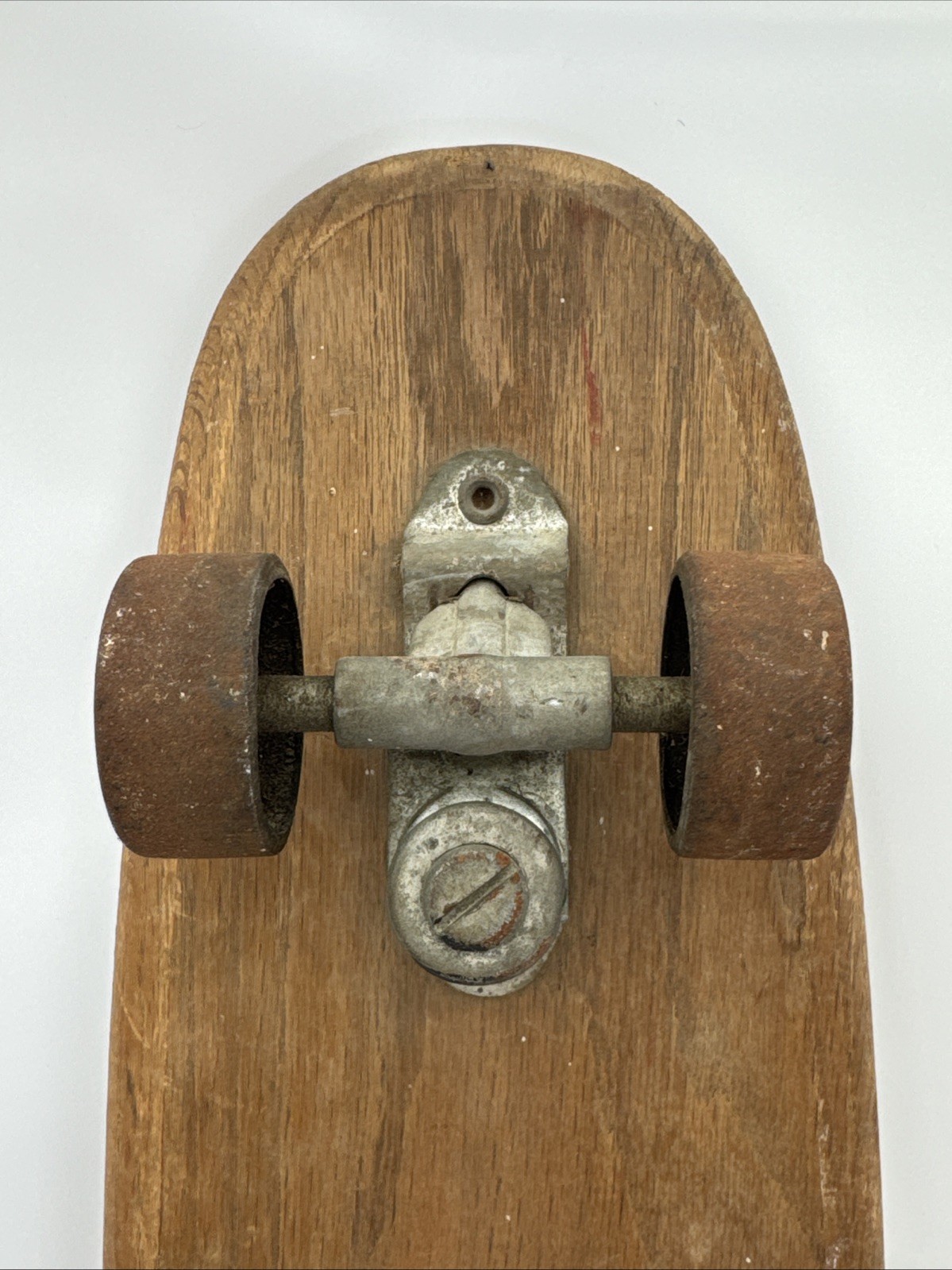 VTG ZIPEES Sidewalk Surfboard 60s Skateboard Manning Mfg Chicago Wood Deck M-444