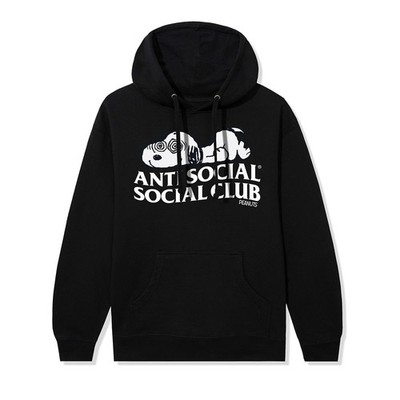 Anti Social Club Peanut Snoopy Feeling Funny Hoodie