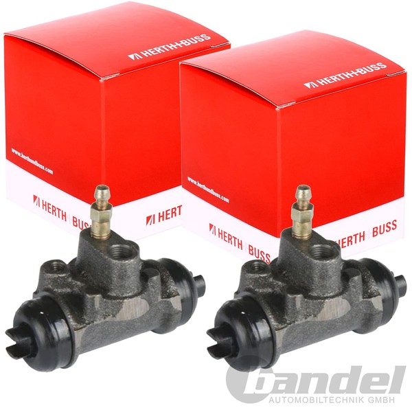 2X Herth+Buss Radbremszylinder 17,46Mm Hinten Passend FüR Mazda 323 626 MX-3 MX--image