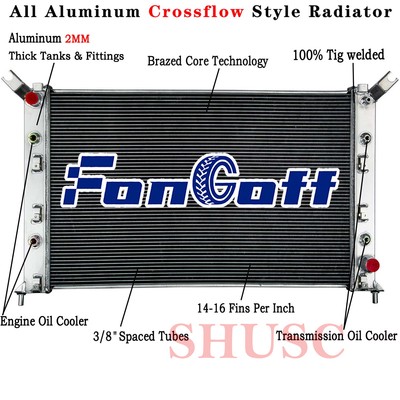 Radiator For 2011-2019 GMC Sierra 2500HD 3500HD /15-18 Chevy Silverado 3500 6.0L