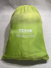 VEVOR Kids Pod Swing Chair Green Cotton Hanging Hammock Seat Light Included