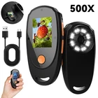 2-inch Digital Handheld Microscope 1080P 500X Video Coin Microscope + 8LED Light