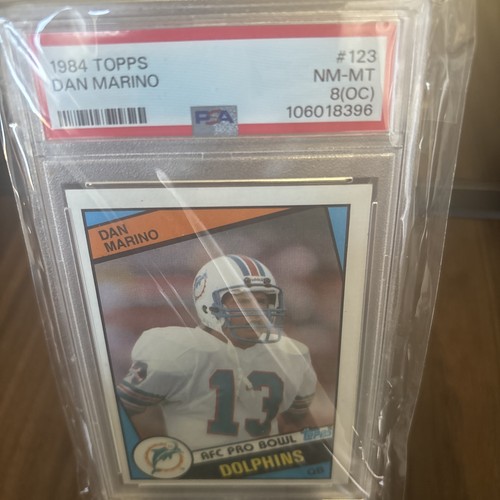 🔥🔥1984 Topps - Dan Marino #123 (RC) PSA 8🔥🔥🐬🐬