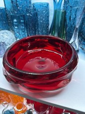 Whitefriars Knobbly 9615 Ruby