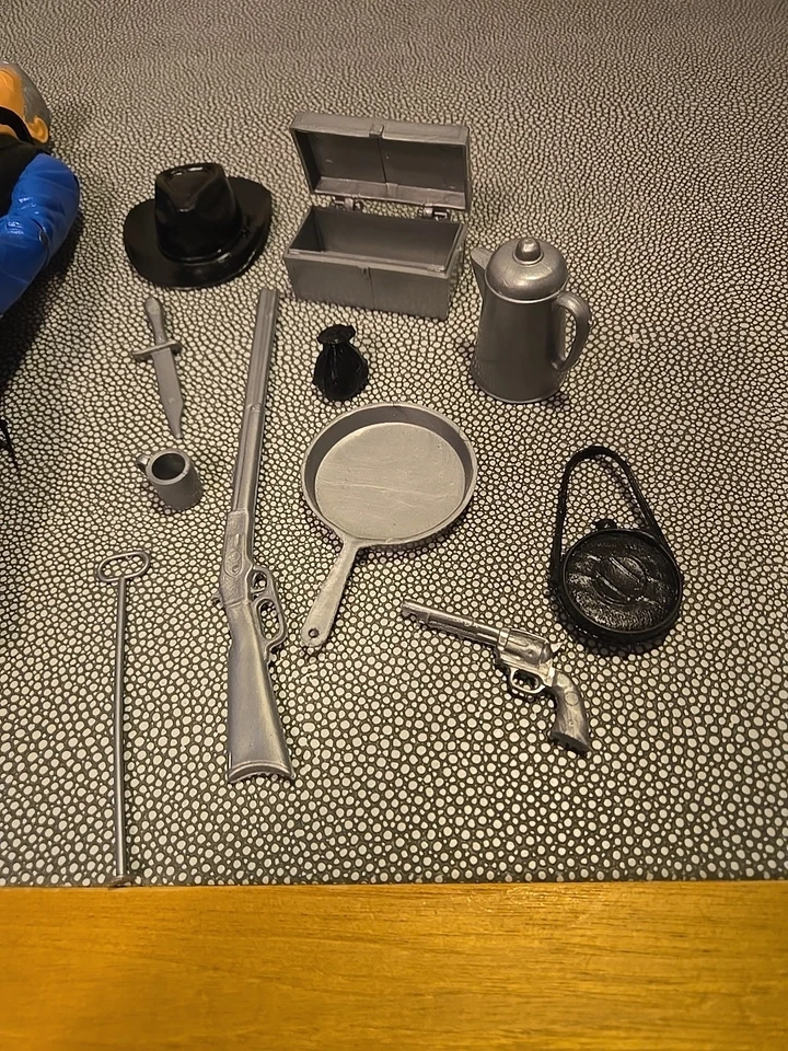 Boneco de ação vintage Sheriff Garrett 12" Best of the West Johnny West Marx - Imagem 3 de 4