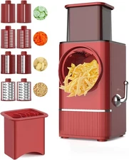 Electric Cheese Grater Salad Maker - Potato Carrot Cheese Grater