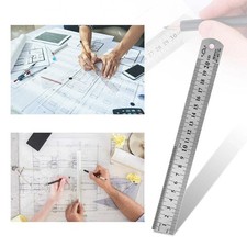 Stainless Steel Ruler 150/200/300/400/500mm Precision Measuring Straight Edge