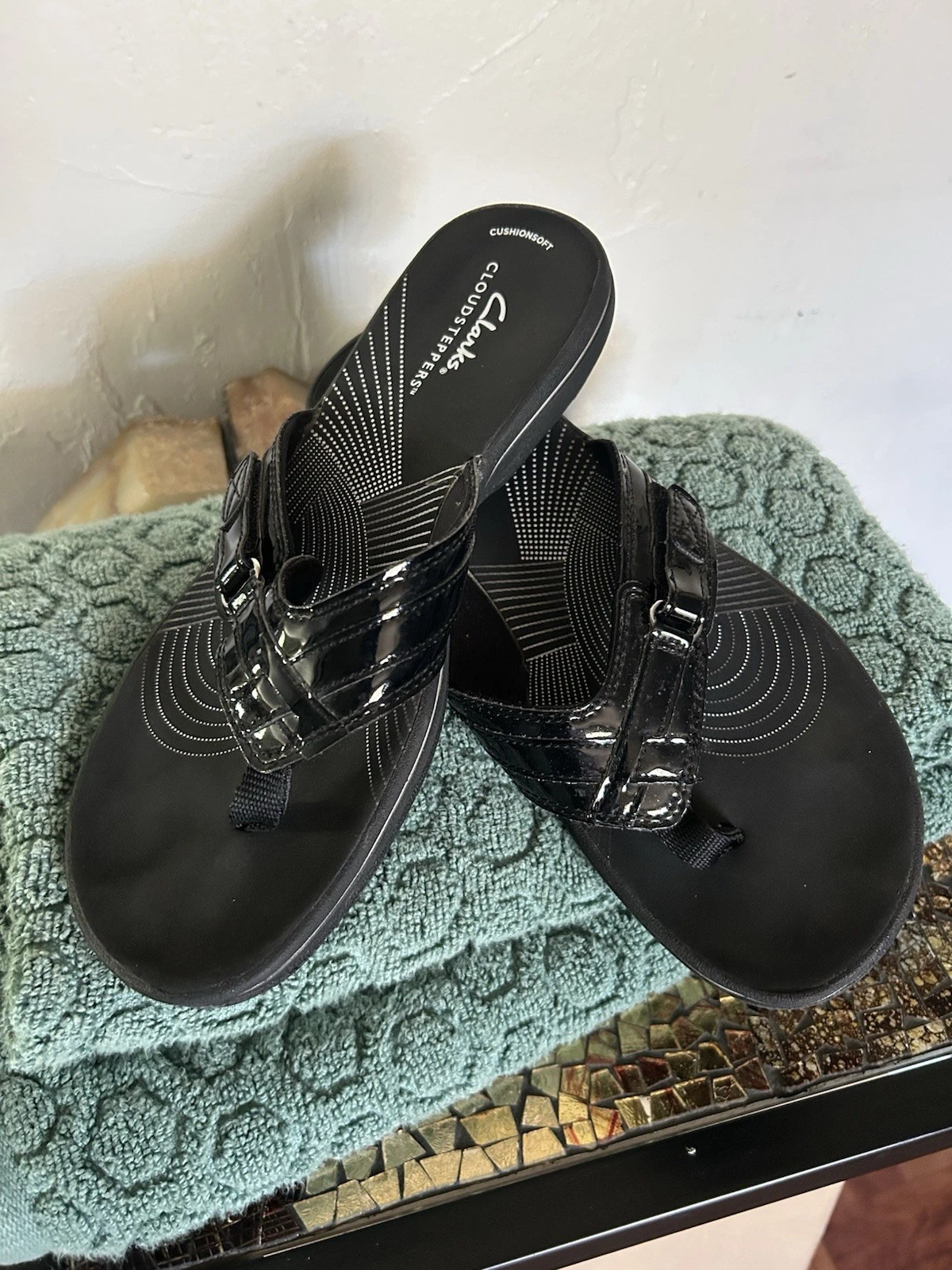 Sandali donna Clarks Cloudsteppers taglia 8M ottime condizioni