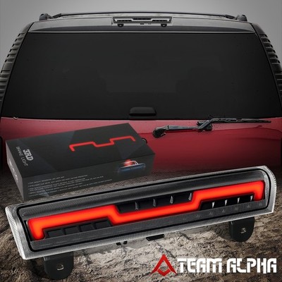 Fits 2000-2006 Tahoe/Yukon Nuvision [SEQUENTIAL LED]Clear Third 3rd Brake Light