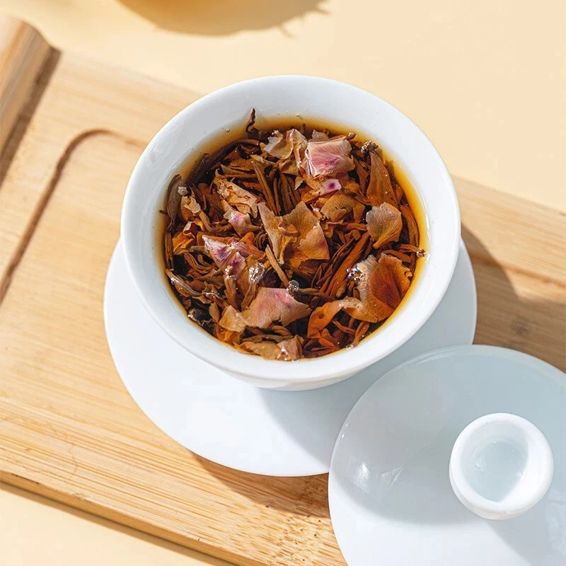 500 g YunNan FengQing Rose DianHong té negro rosa DianHong té negro Foto 3 de 4