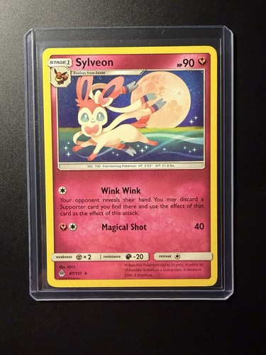 Pokémon TCG Sylveon 87/131 Rare Forbidden Light Pokemon Lightly Played