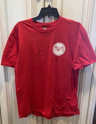 Gildan  SoftStyle  Red Bacardi Logo T Shirt Sz L  100% Cotton NWOT