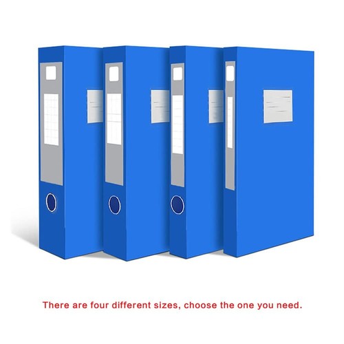 A4 Storage File Boxes Plastic Archives Cases with Lid, File Folder Organizer ... - Picture 5 of 6
