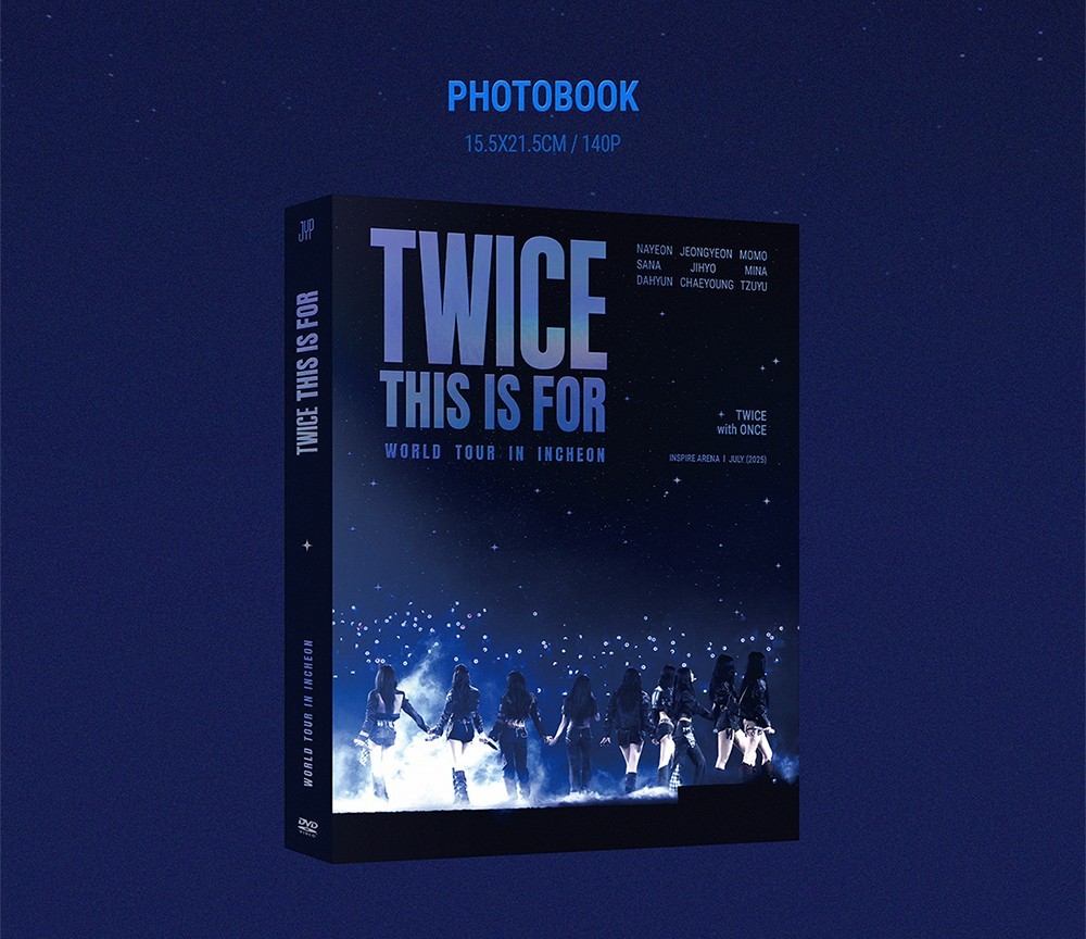 TWICE THIS IS FOR WORLD TOUR IN INCHEON DVD/Book+18 Card+9 Photo+