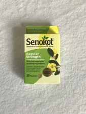 Senokot Regular Strength Natural Vegetable Laxative - Pack of 20