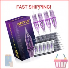 OFEYLE Tattoo Cartridge Needles 50PCS Assorted Mixed Size Round Liner Shader Mag