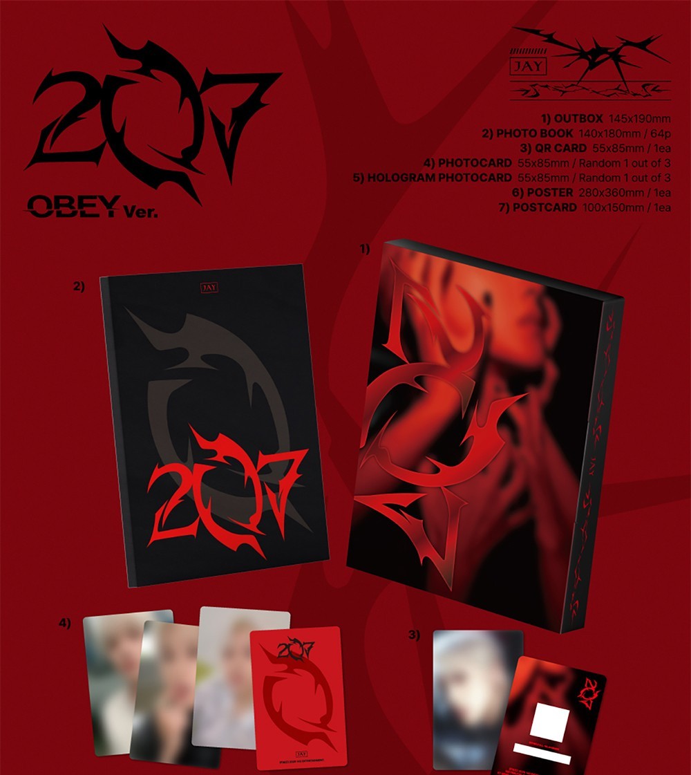 IKON JAY [207] The 1st Full Album/QR Card+Photo Book+3 Card+Poster