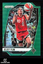 2024 Panini Prizm WNBA #77 Kelsey Plum Green Prizms Las Vegas Aces