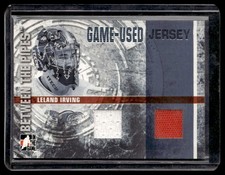 2006-07 In The Game Between Pipes Used Jersey Leland Irving #GUJ-41