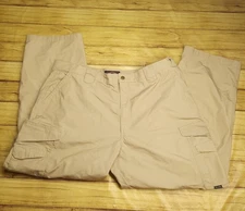 TRU-SPEC Sz 41x29 Tactical Cargo Pants Men's Rip-Stop Khaki Casual