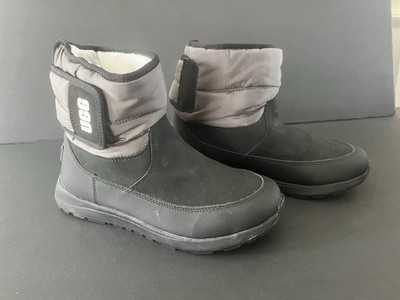 Ugg Snow Boots Women 6 Gray Moon Boots Low 3M Insulated