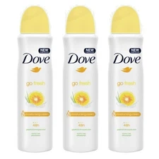 Dove Go Fresh Anti-Persp Deodorant Spray 150ml Grapefruit and lemongrass  3 PACK