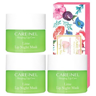 CARE:NEL Lip Sleeping Mask 5g - Balm Overnight 1 Count (Pack of 1), clear