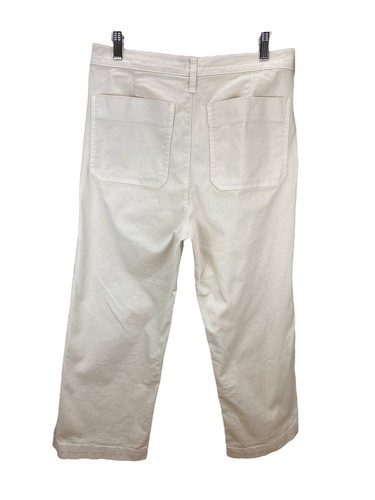 J. Crew Women's Slim Wide-Leg Sailor Pant Stone Size 31 (10) - 第 2/4 張圖片