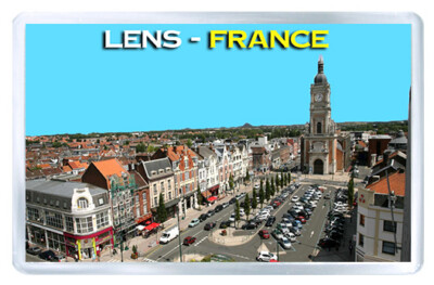 LENS FRANCE FRIDGE MAGNET SOUVENIR IMAN NEVERA