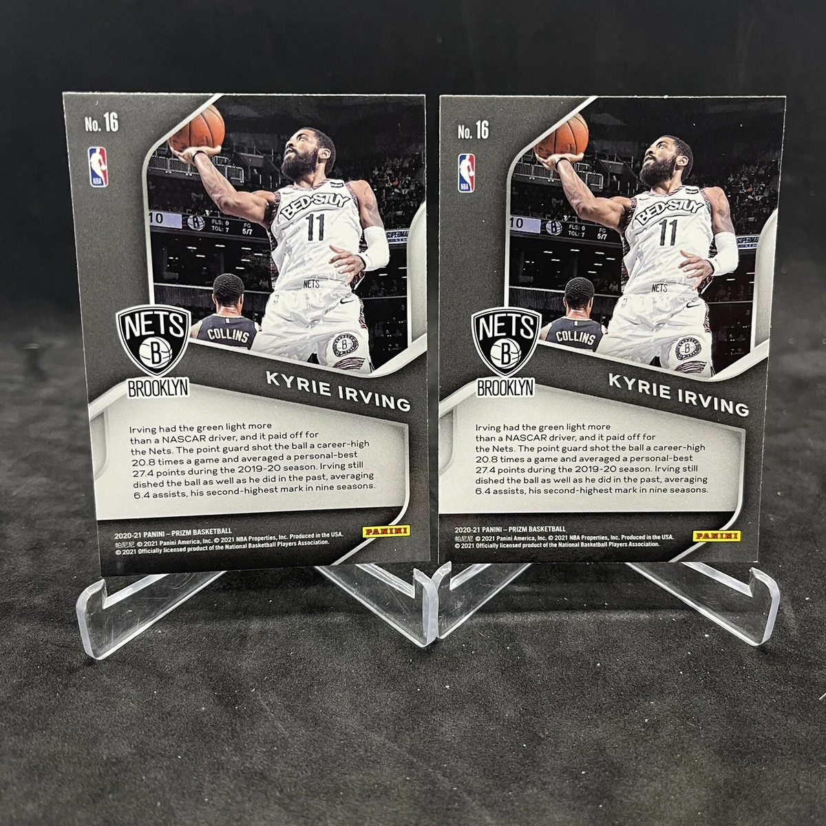 2020 21 Panini Prizm Basketball Kyrie Irving Dominance Insert Lo T