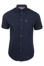 Ben Sherman Chemise à Manches Courtes Oxford Homme Rose