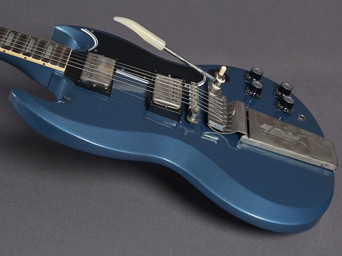 Gibson SG 1964 Standard Reissue Maestro Murphy Lab Ultra Light Aged Pelham Blue - Picture 4 of 18