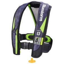 Bluestorm Atmos 40 Inflatable AUTO Life Jacket USCG Type 2 PFD, HI-VIZ Green